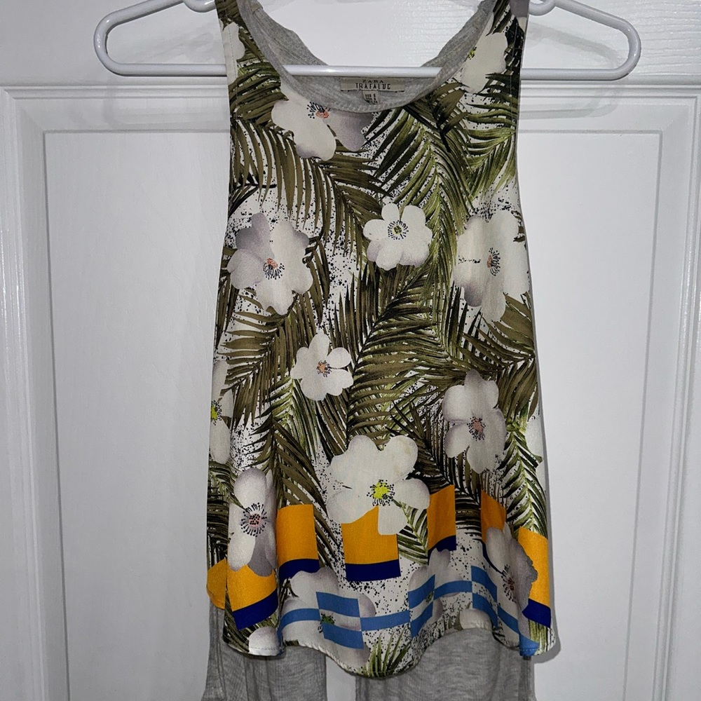 Flowery design blouse